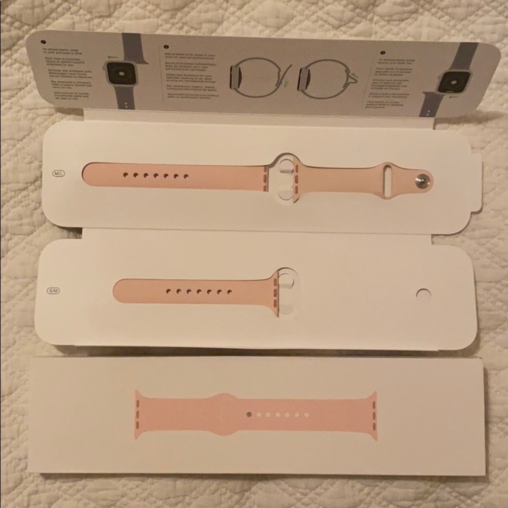 Apple Watch Strap / Sport Band / Pink Sand